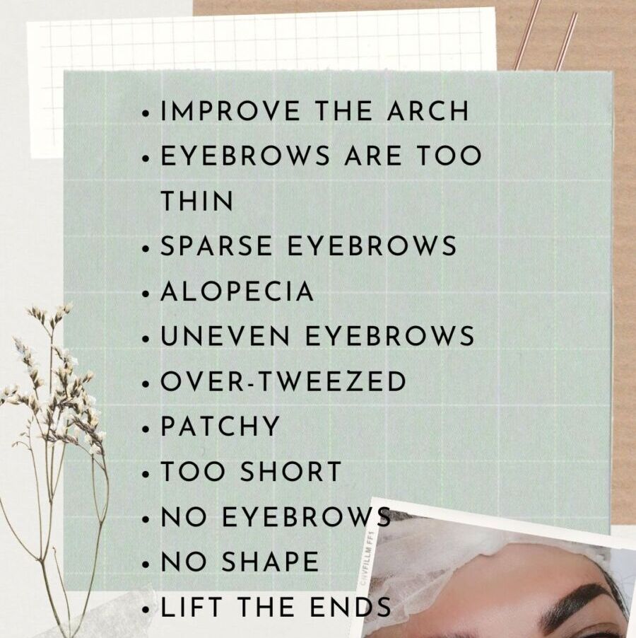TOP REASONS Why men or women may want to enhance their #eyebrows