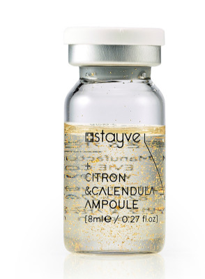 Citron & Calendula Ampoule contains Calendula Officinalis Flower as the main ingredient which is well known as Queen of skin calming.