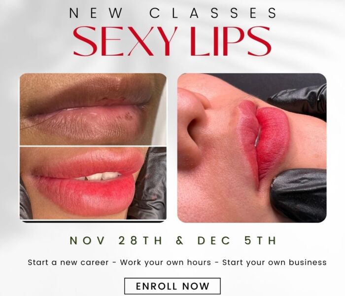 Our next PMU Lip Training Courses are happening soon! 3