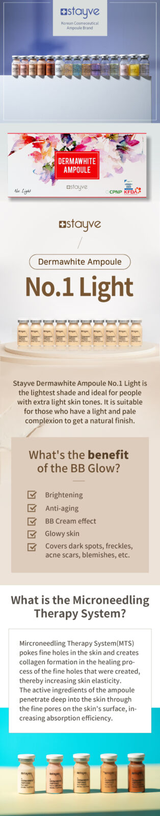 Stayve Dermawhite BB Glow Ampoule No.1 Light 2