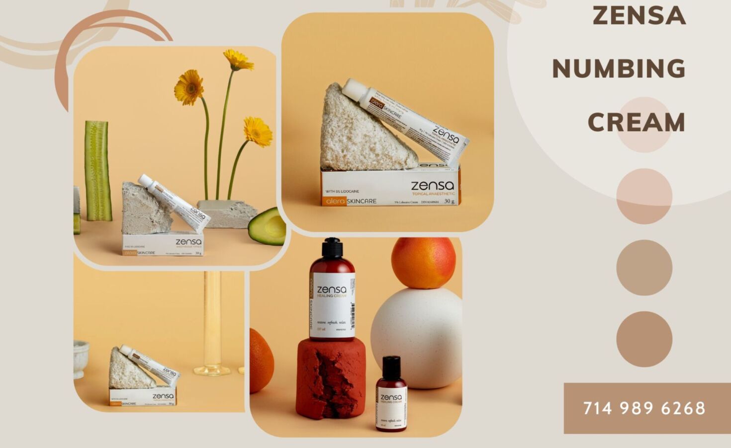 Aura Beauty's Highlight products - Zensa Numbing Cream 1