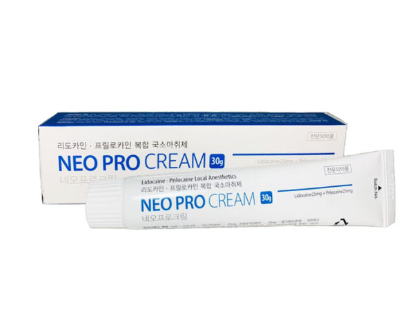 Neo-pro cream 5% (Lidocaine & Prilocaine) - 30g Tube