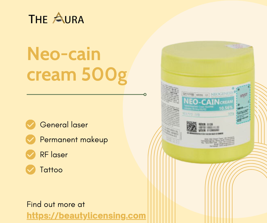 Rapid and Effective Neo-Cain Lidocaine Cream 10.56% - 500g